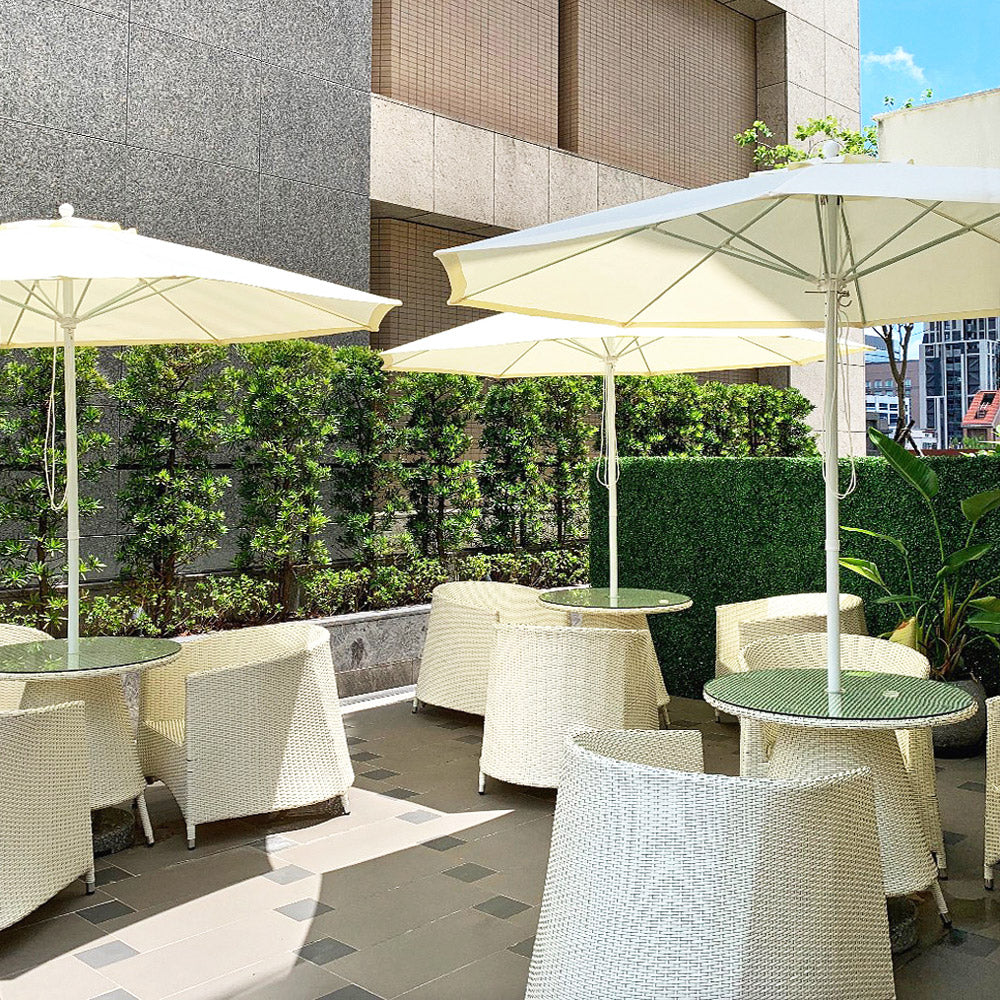 法蝶 藤編桌椅