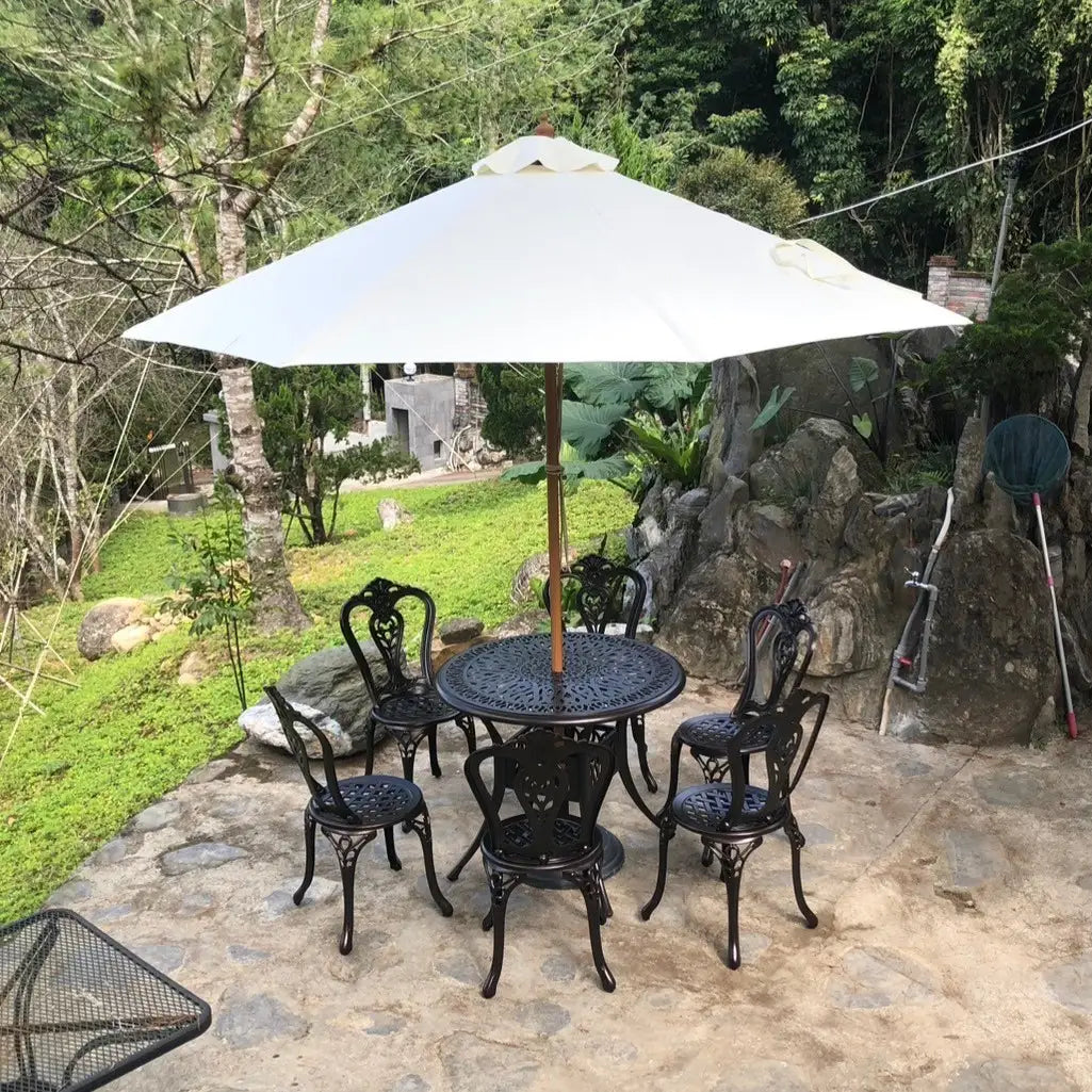 皇后 鑄鋁餐椅